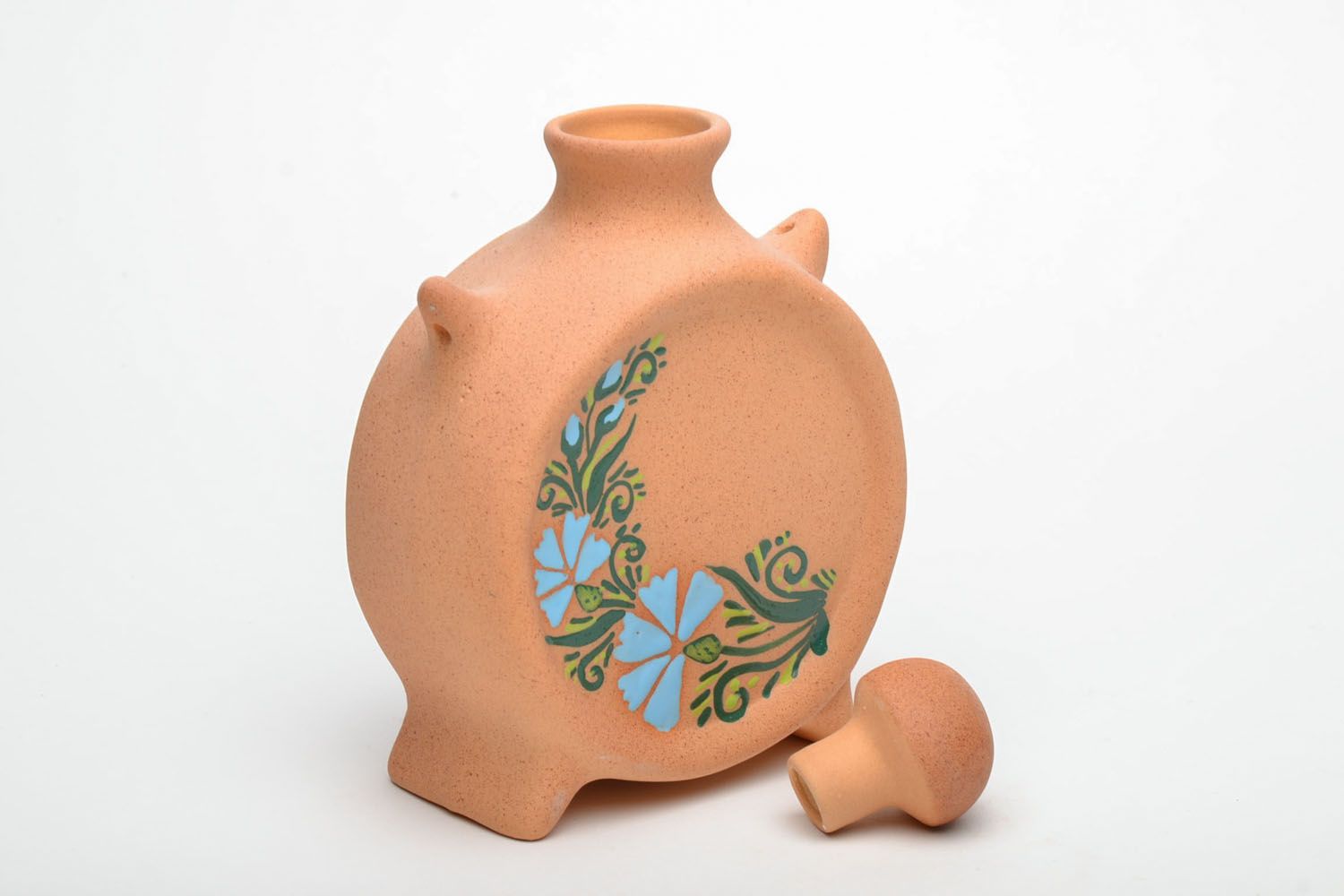 Decorative ceramic bottle photo 4