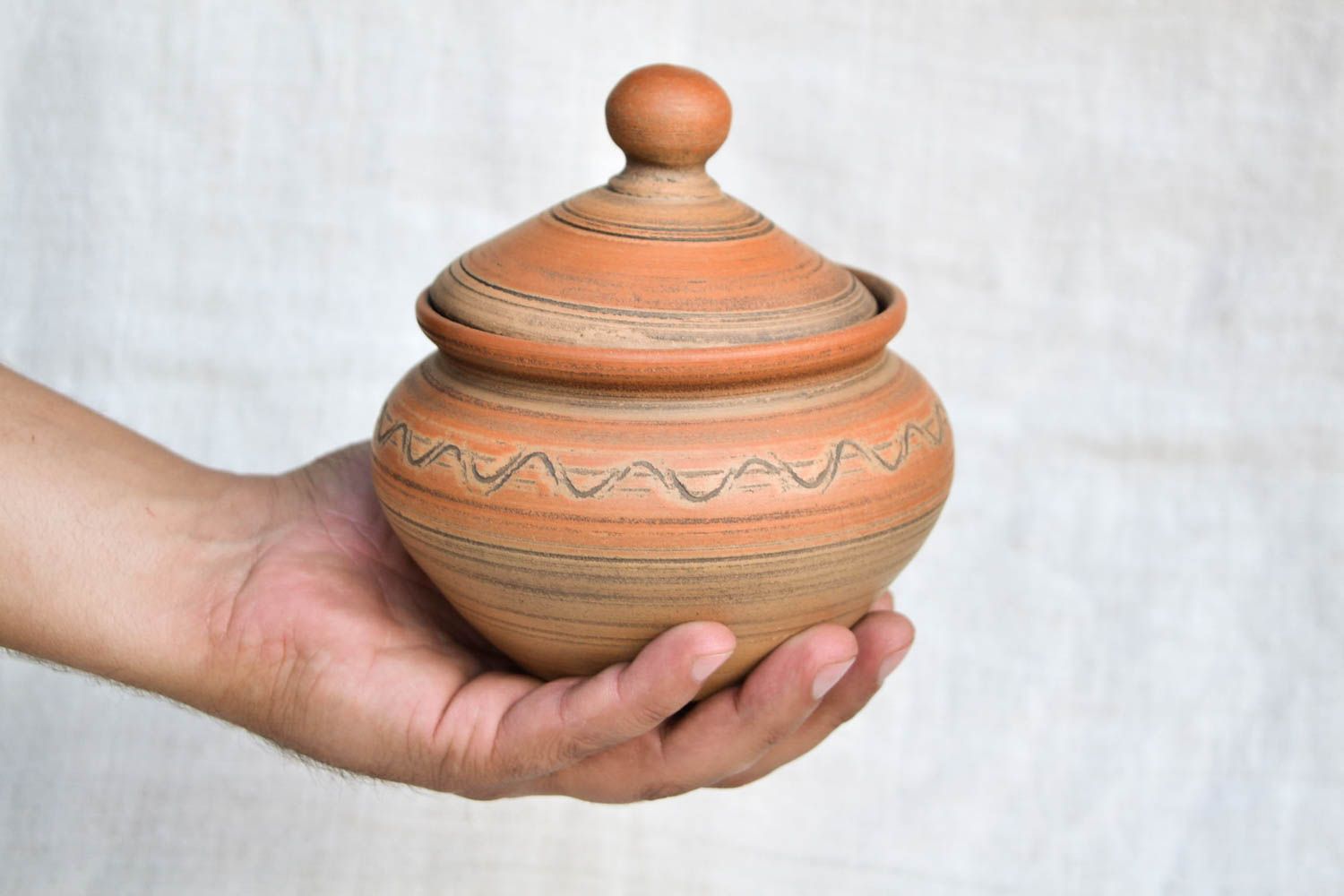Ceramic kitchenware unusual handmade pot beautiful designer baking pot photo 2