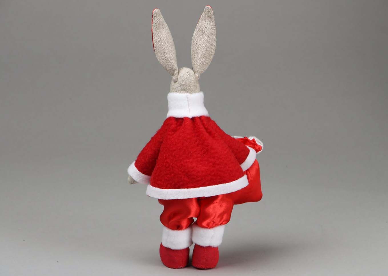 New Year's soft toy Hare photo 3