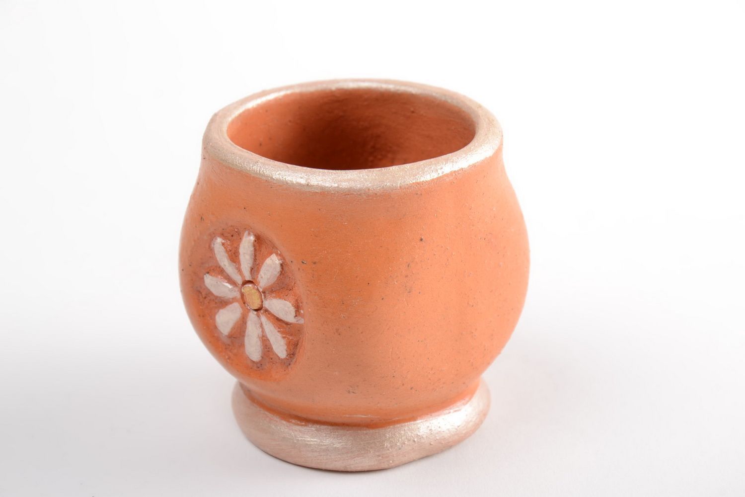 Eco friendly handmade clay spice pot designer ceramic salt bowl gift ideas photo 4