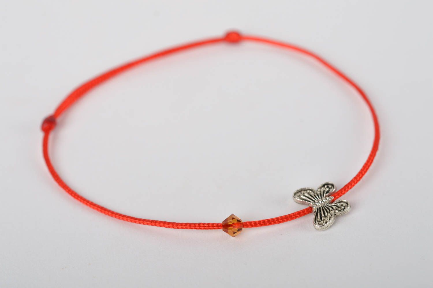 Unusual handmade thread bracelet fashion accessories artisan jewelry designs photo 2