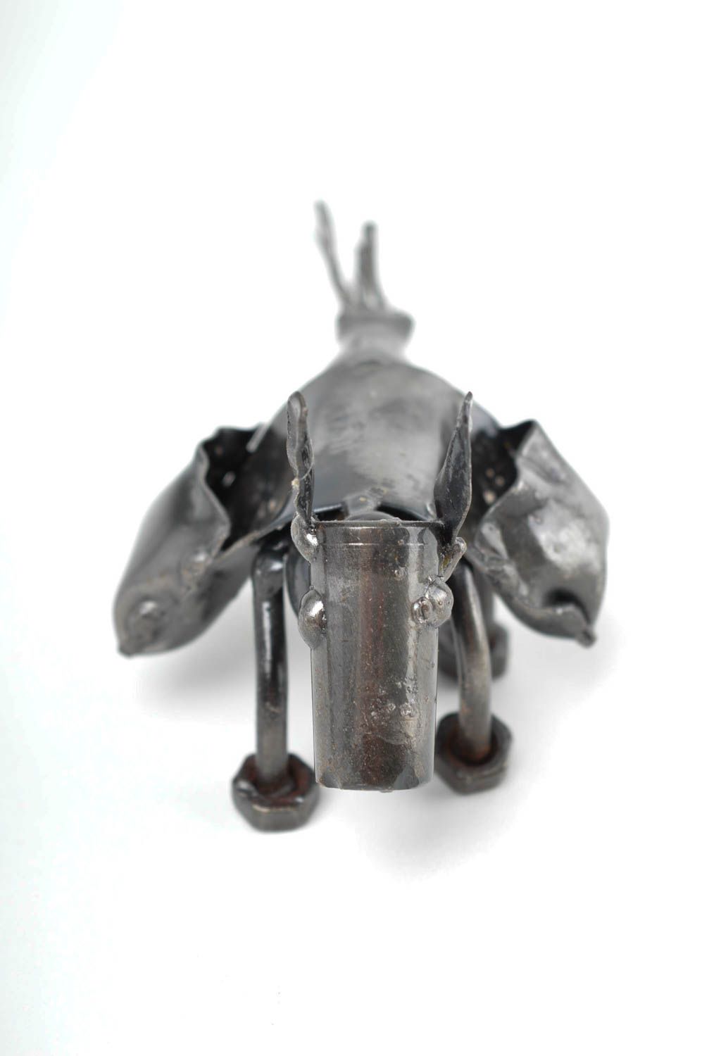 Figur aus Metall handmade Deko Geschenk Idee Dekoration Figur Esel ausgefallen foto 2
