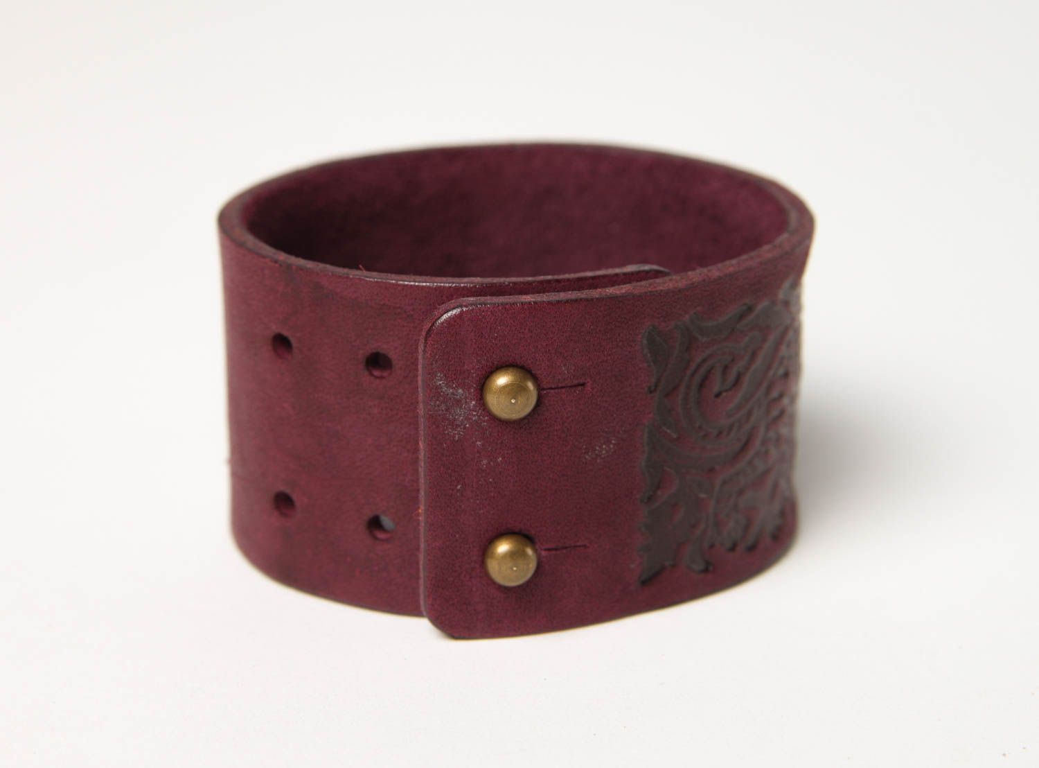 Beautiful handmade leather bracelet fashion trends wrist bracelet designs photo 3