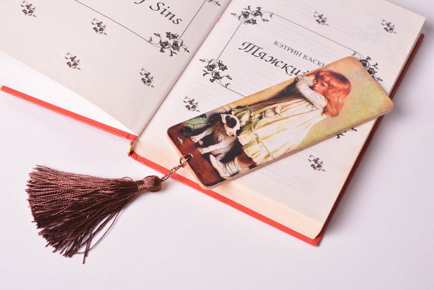 Handmade cute bookmark wooden bookmark gifts for kids souvenir ideas photo 1