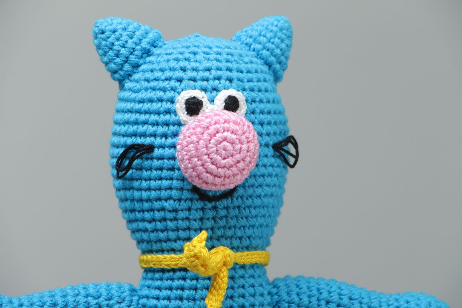 Soft crochet toy Cat Tubic photo 2