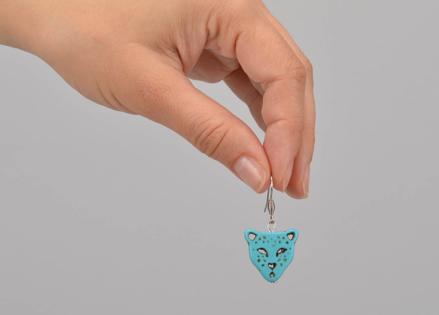 Damen Schmuck handmade Leoparden Ohrringe Accessoire für Frauen Geschenk Ideen  foto 2