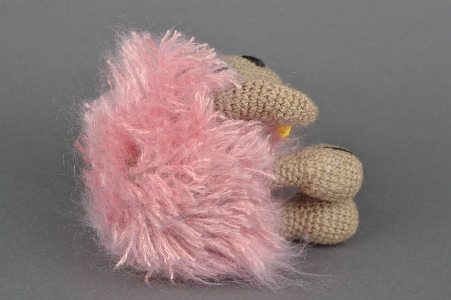 Designer crochet toy Pink Lamb photo 4