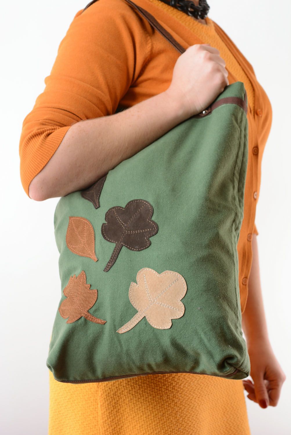Fabric bag with application photo 1