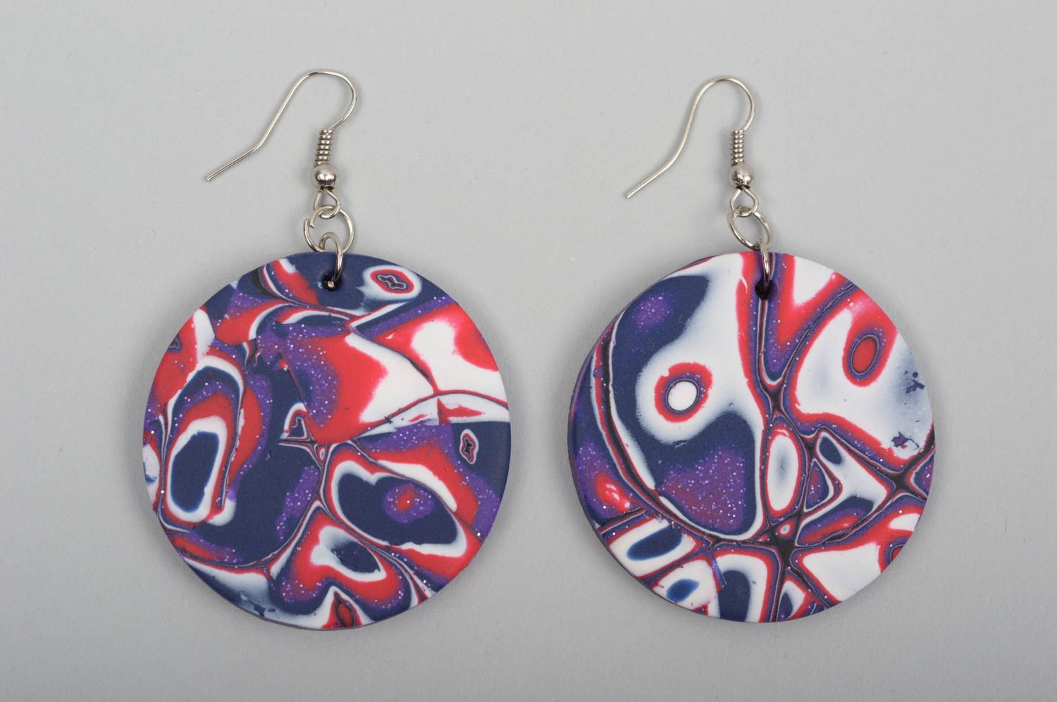 Handmade earrings designer jewelry polymer clay stylish earrings gifts for her photo 1