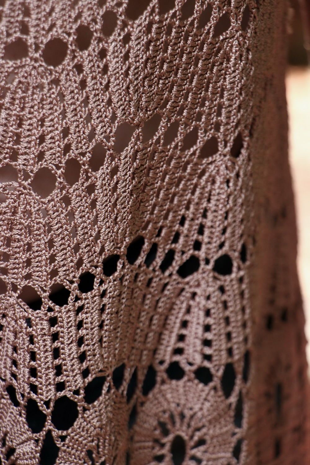 Knitted tunic, Bruges lace
 photo 5