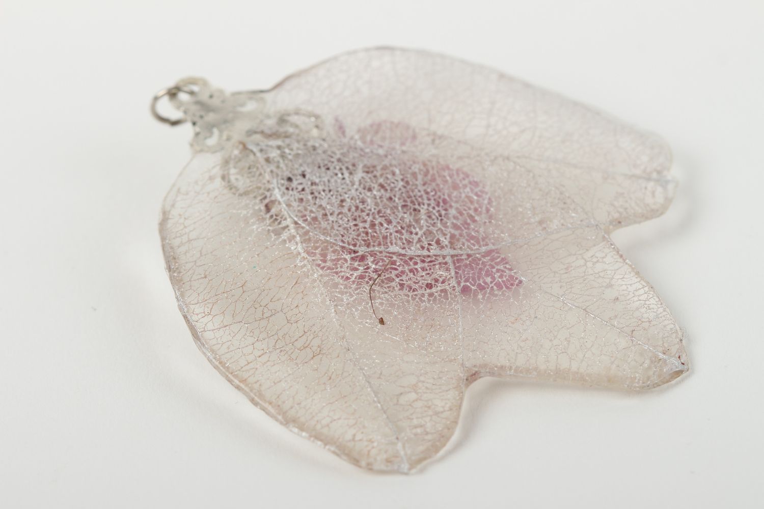 Handmade pendant for women unusual accessory epoxy jewelry gift ideas photo 4