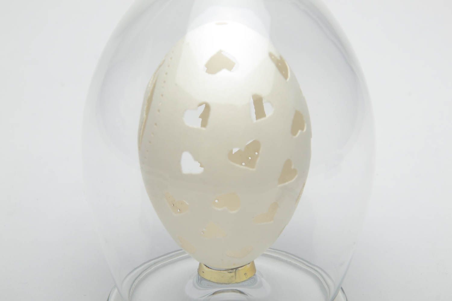 Гравированное яйцо гусиное для декора фото 4