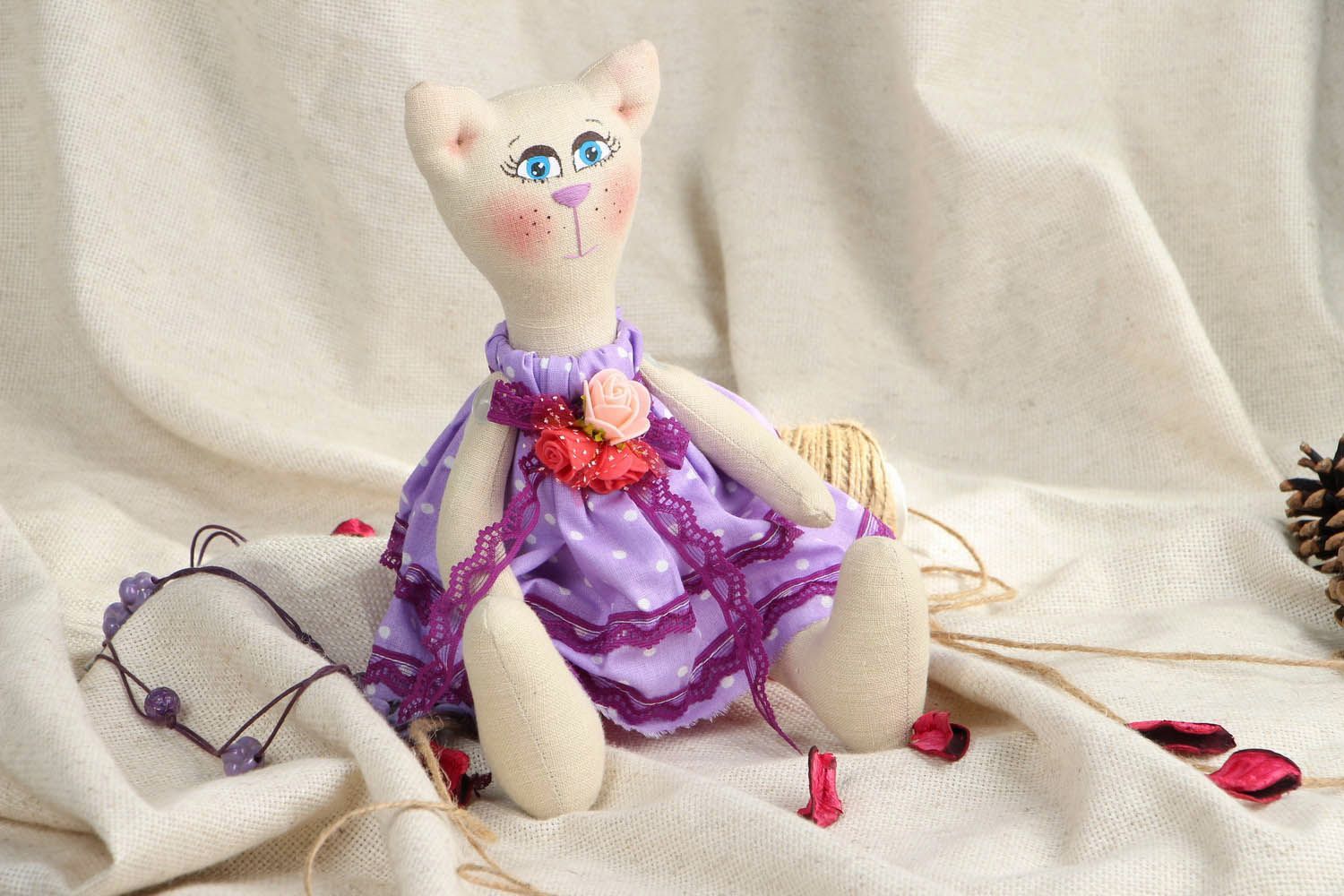 Soft toy Cat Marpha photo 5