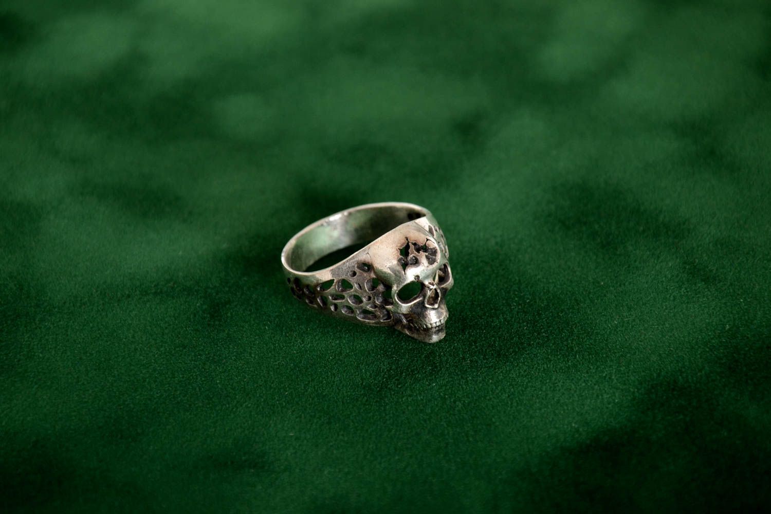 Designer Accessoires Herrenring Silber Handmade Ring Modeschmuck Geschenk Ideen foto 1