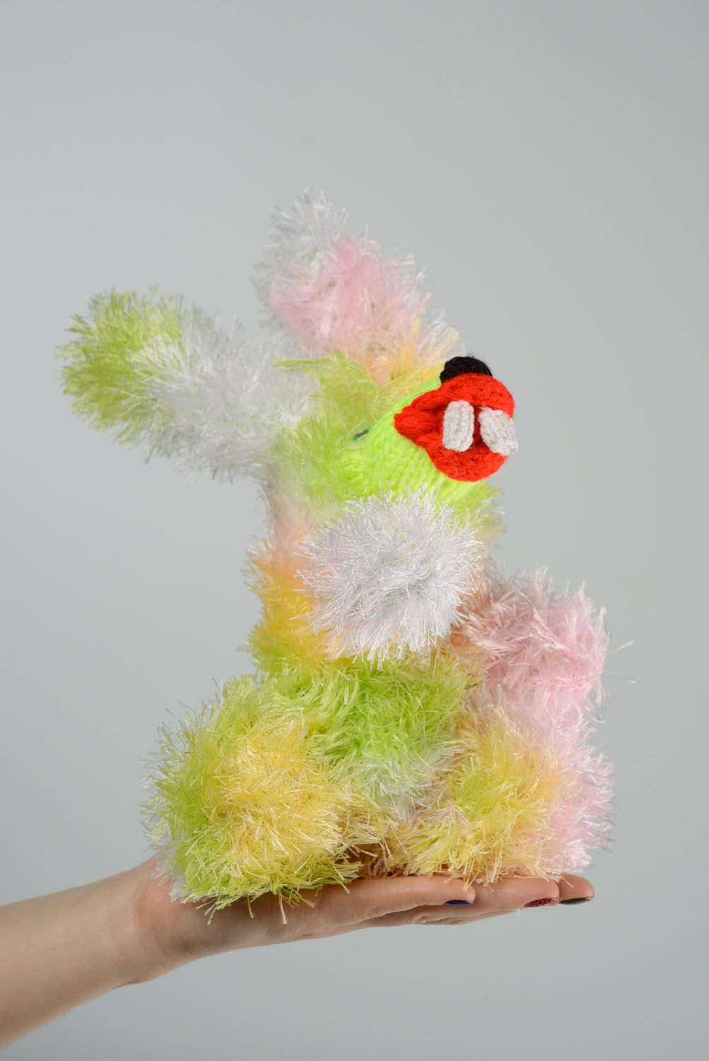 Crochet toy Fluffy Hare photo 3
