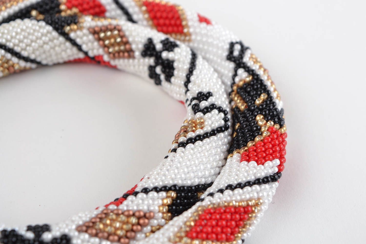 Collier Halskette handmade Damen Collier Geschenk für Frauen exklusiver Schmuck foto 4