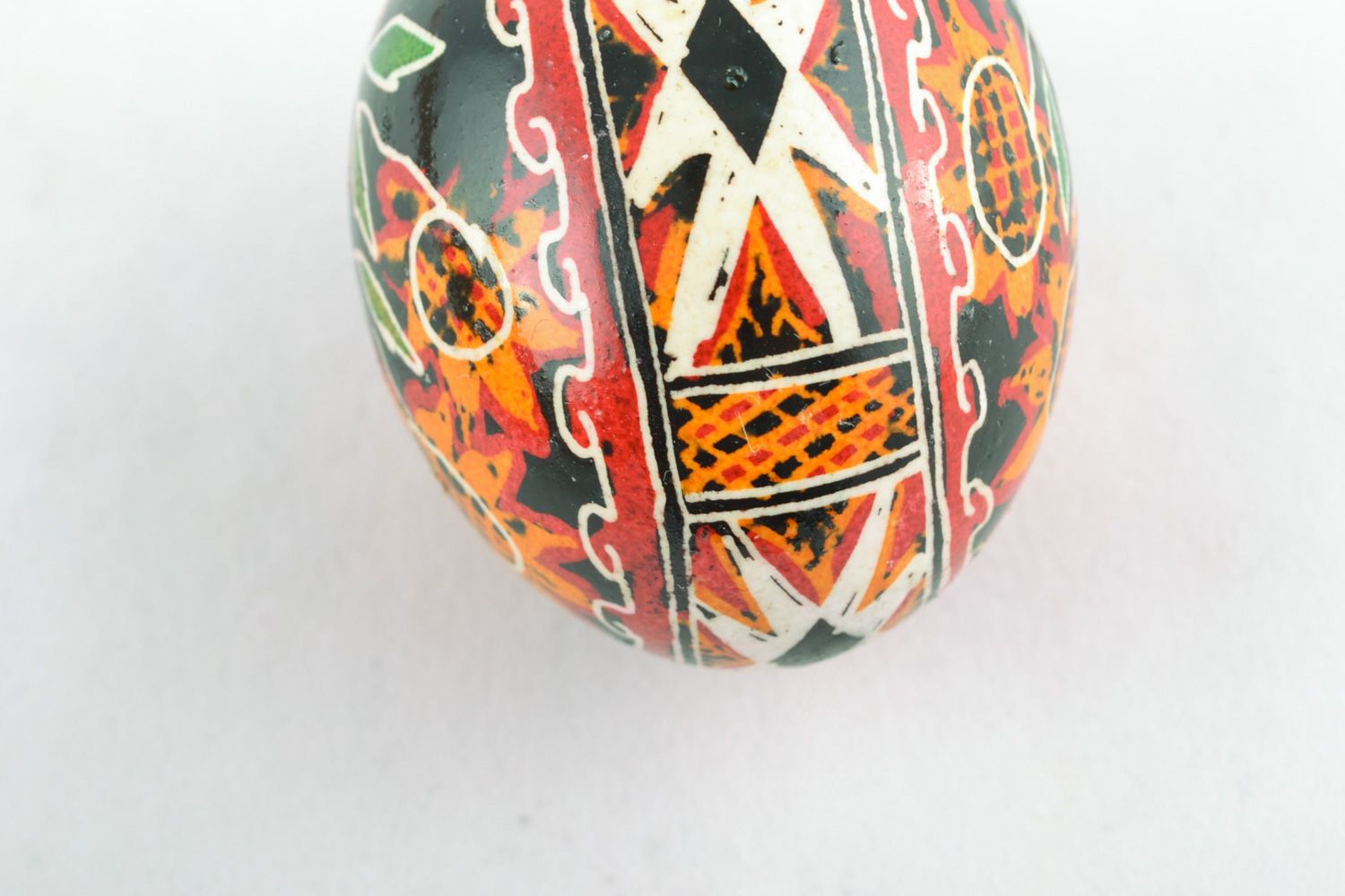 Оригинальное пасхальное яйцо расписанное вручную фото 3
