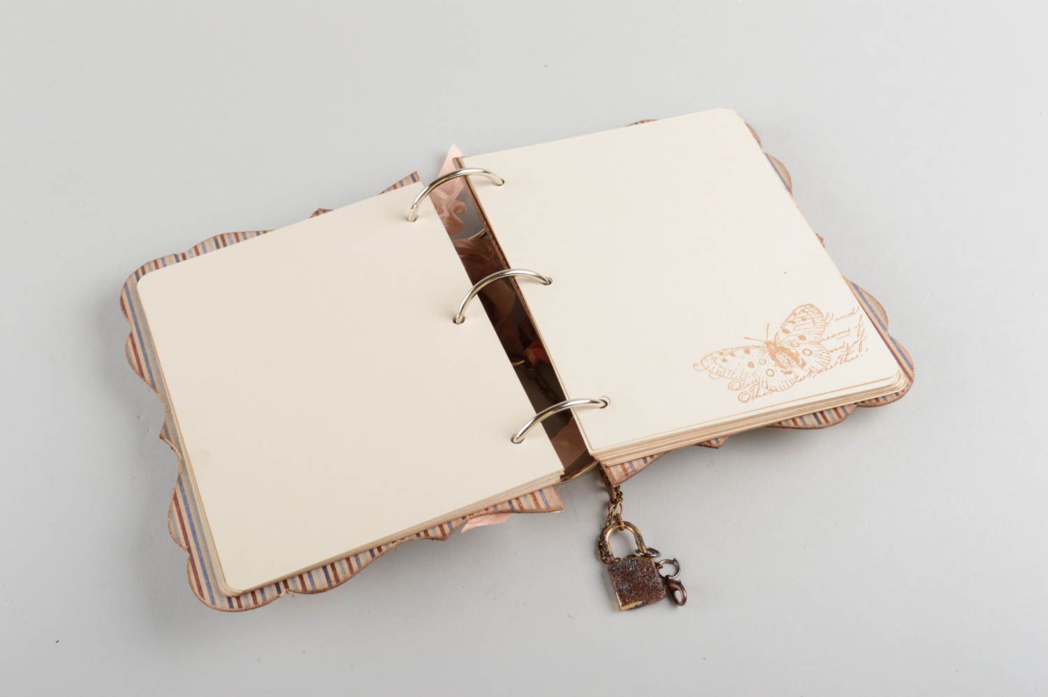 Cuaderno artístico artesanal vintage bonito original elegante regalo Venecia foto 3