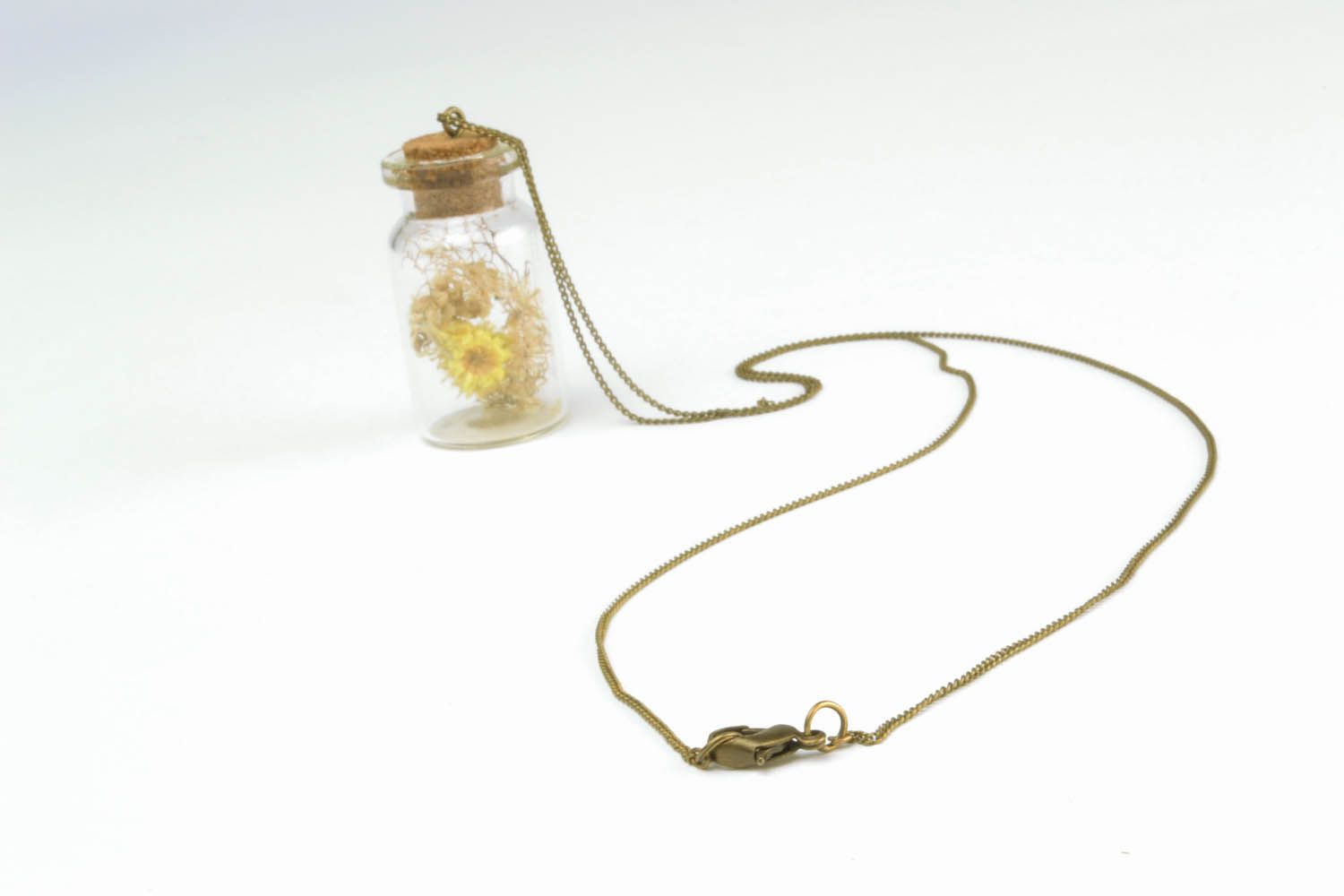 Pendant Bottle with Dried Flowers photo 5