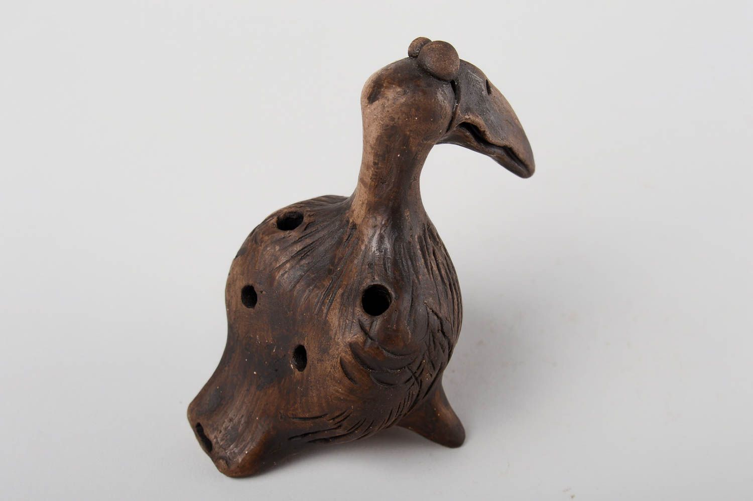 Ocarina instrumento musical artesanal para niño silbato de barro regalo original foto 4