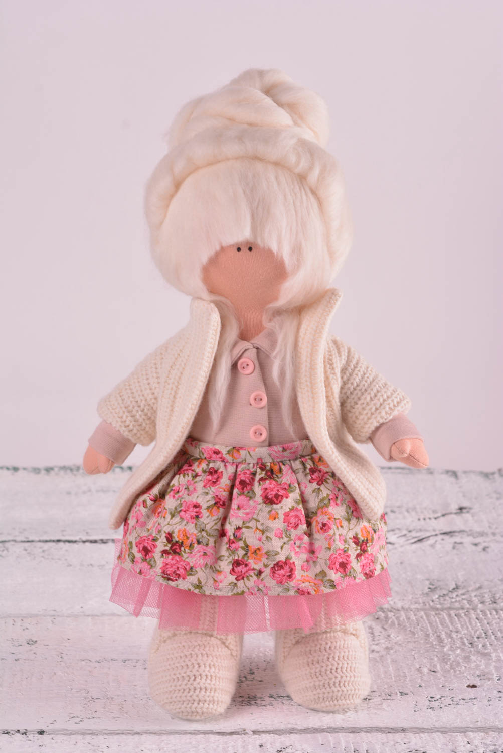 Кукла ручной работы кукла из ткани мягкая кукла текстильная интересная фото 1