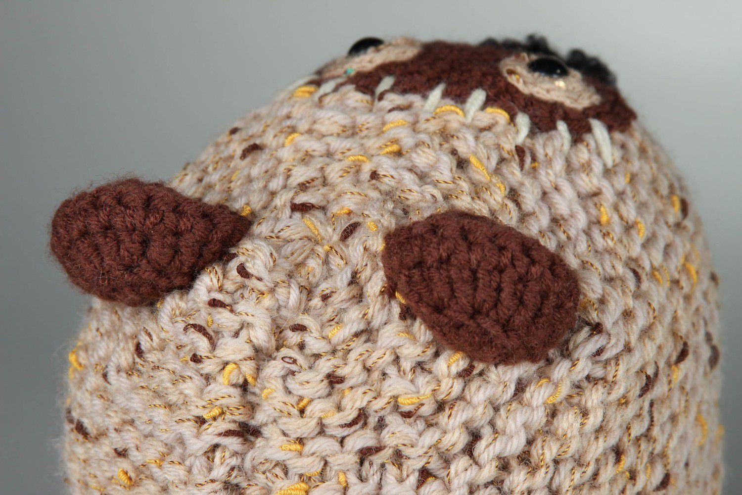 Knitted hat Winnie the Pooh photo 4