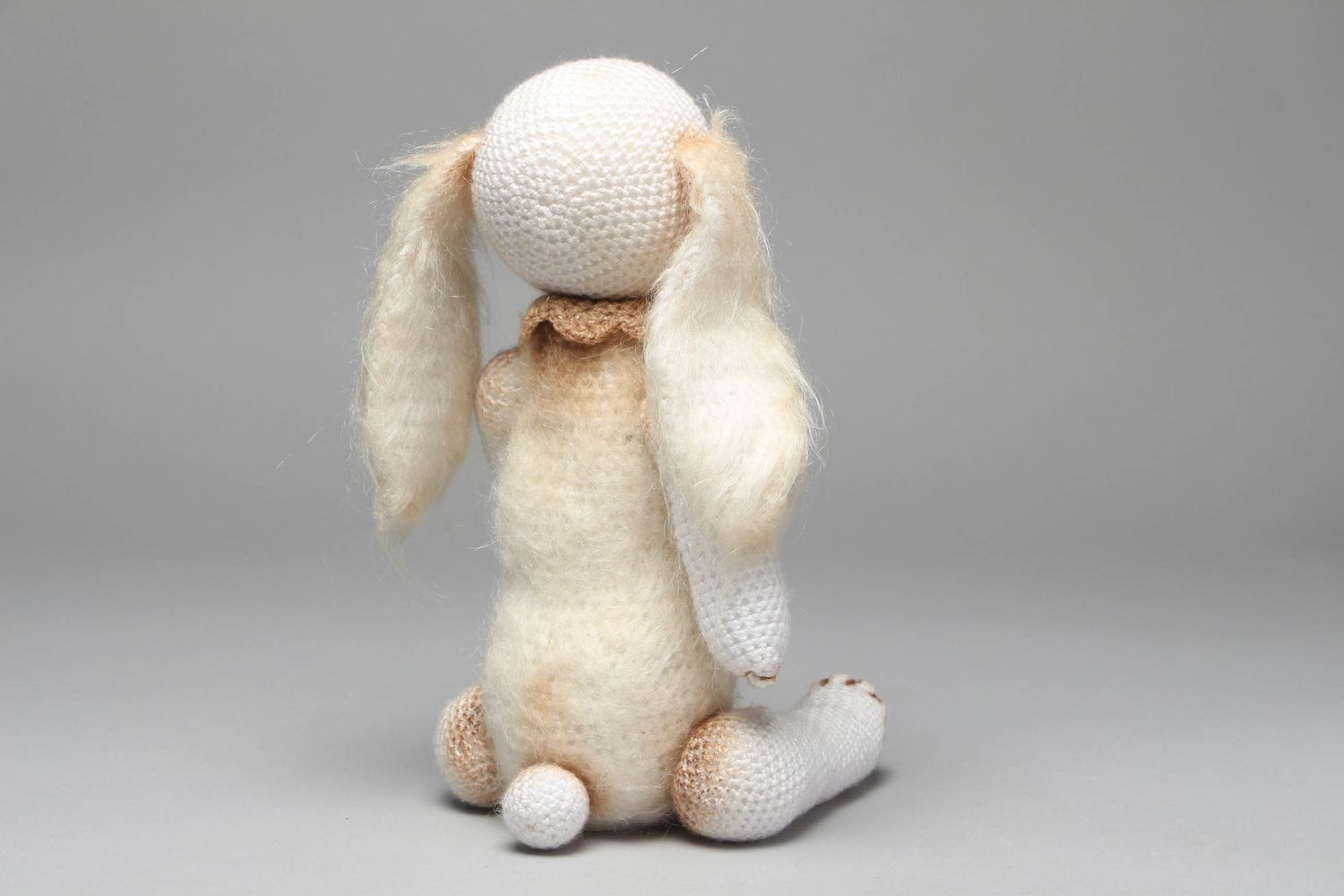 Soft crochet toy Sad Hare photo 3