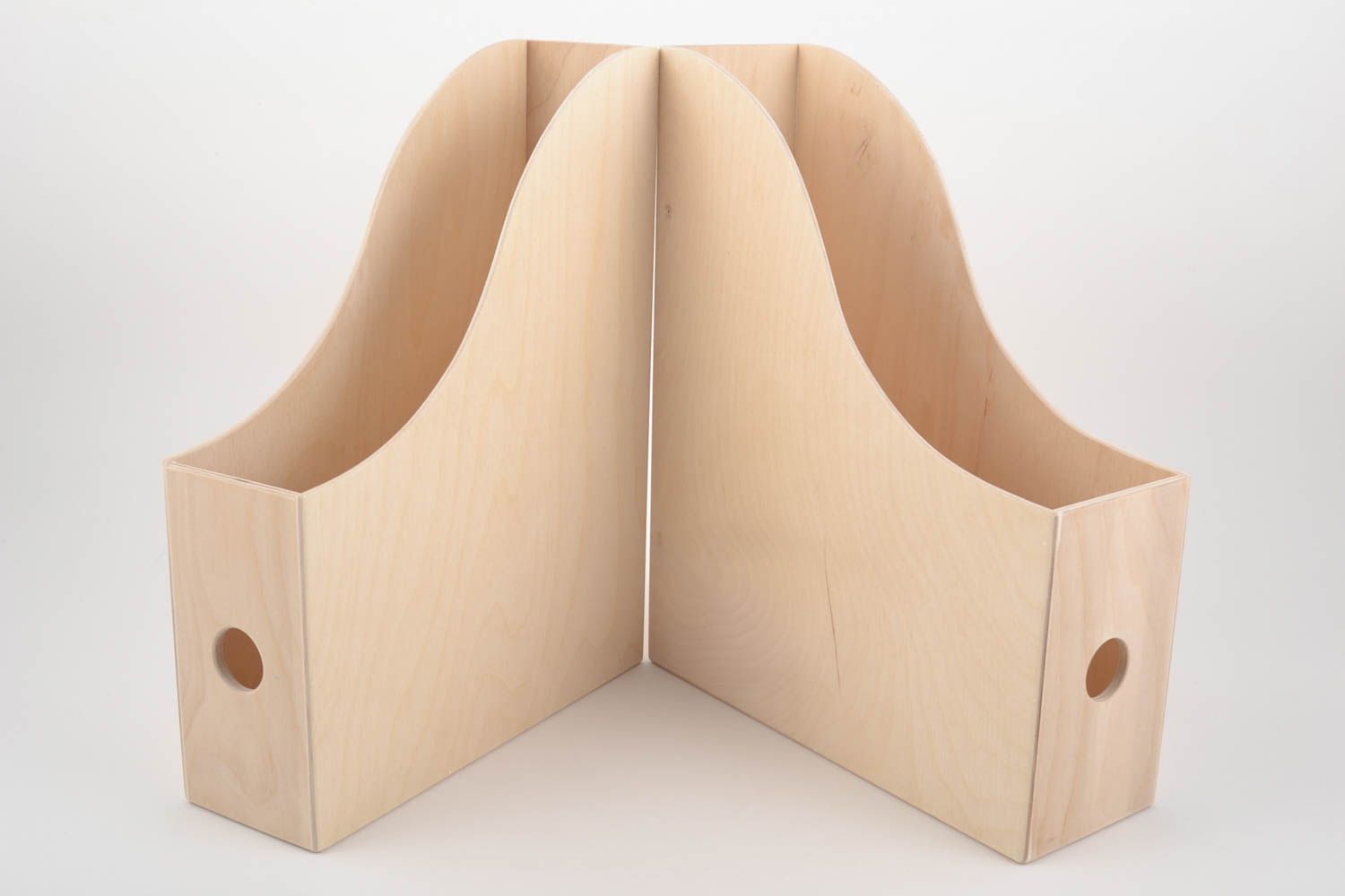 Bases para personalizar portarevistas de madera piezas en blanco artesanales foto 3