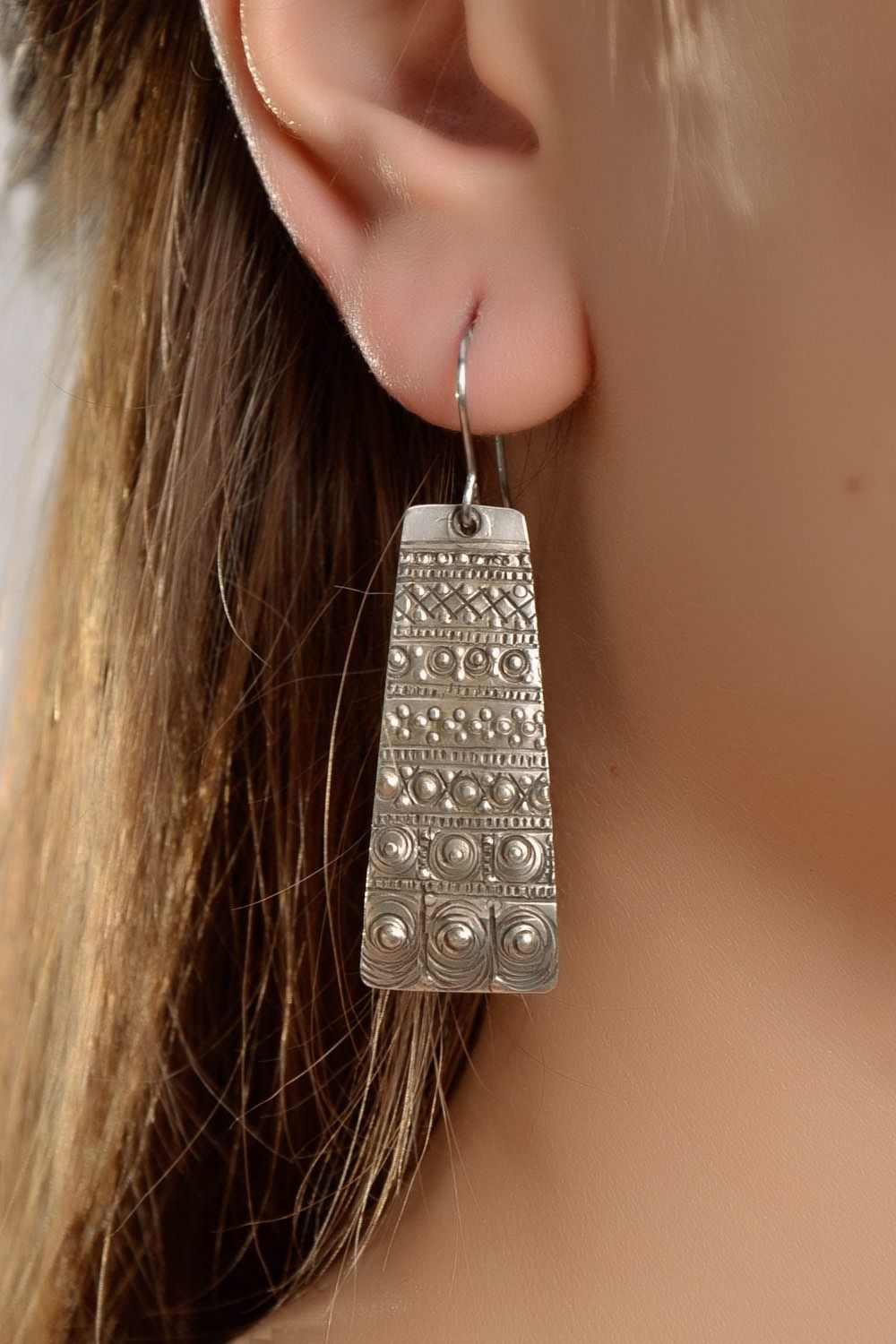 Melchior earrings with ornament photo 4