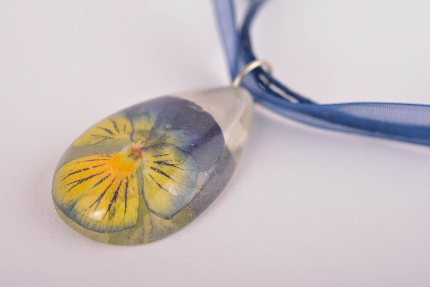Handmade pendant unusual pendant designer accessory epoxy resin accessory photo 4