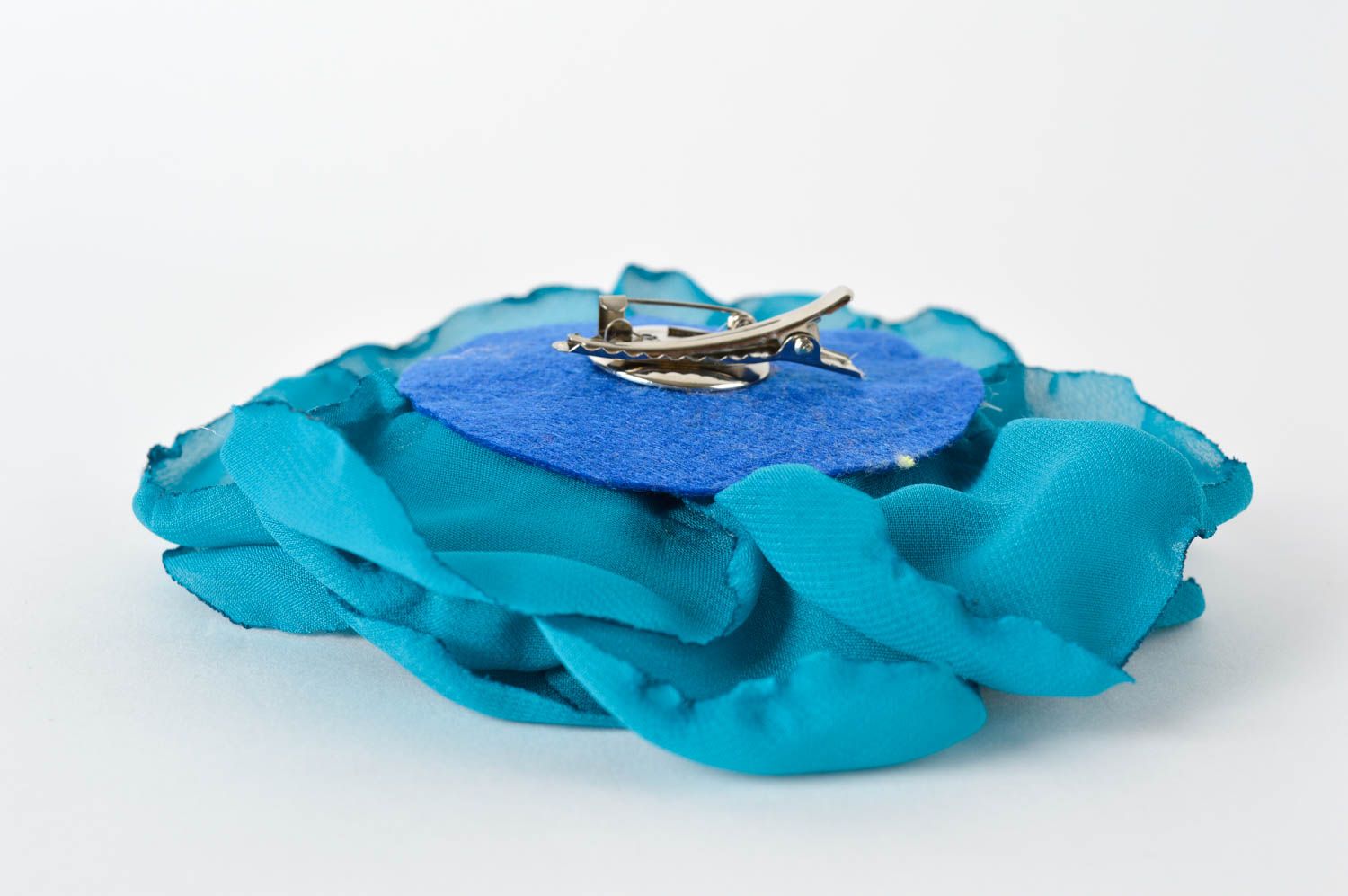 Handmade designer accessories flower hair clip brooch jewelry fashion jewelry photo 4