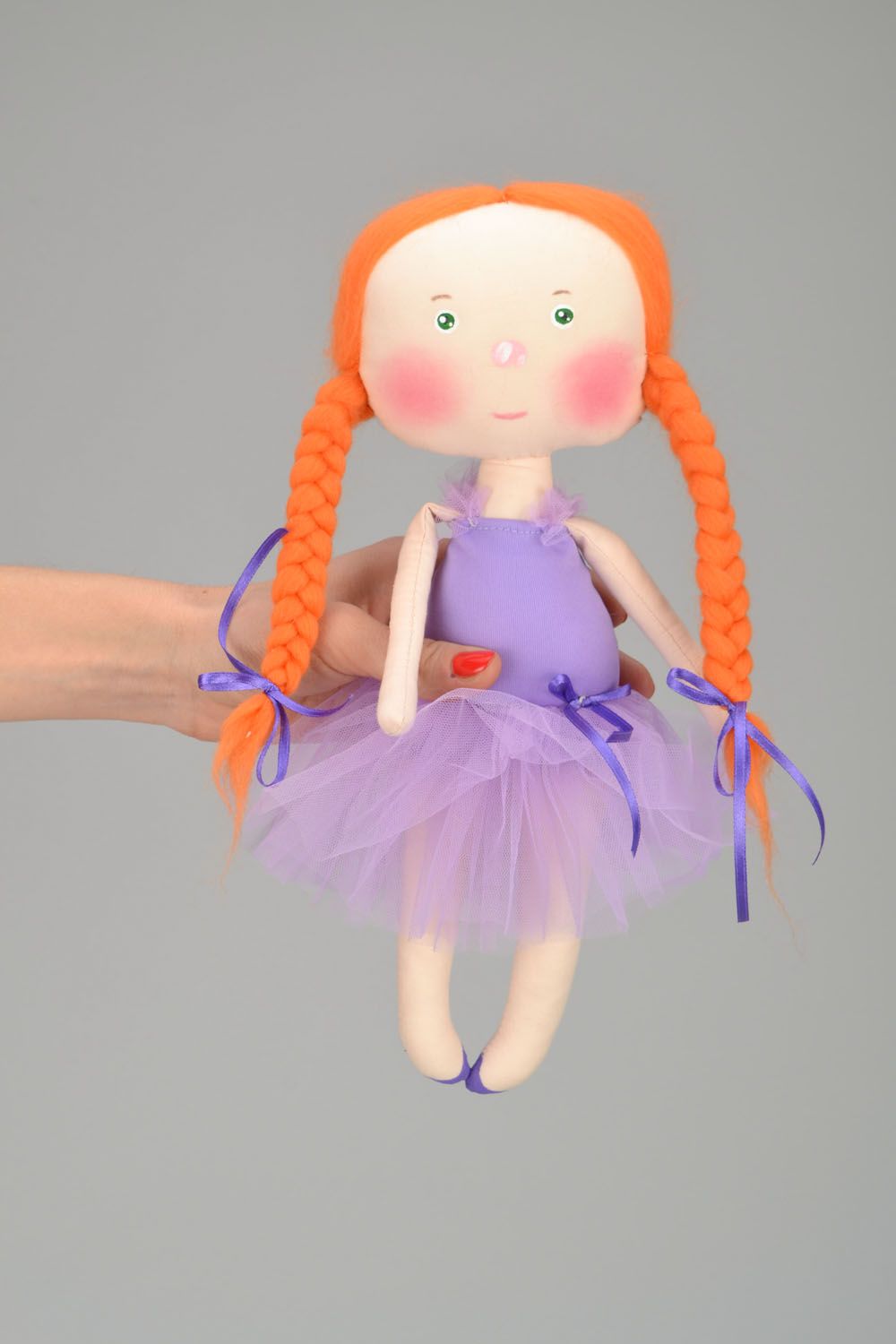 Тканевая кукла Балерина фото 2