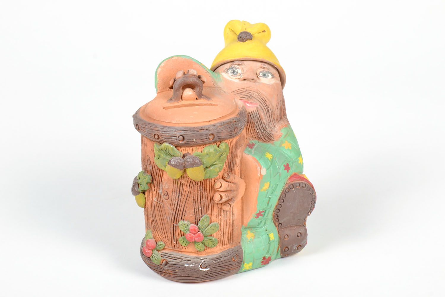 Ceramic money box in the shape of the wizard photo 2