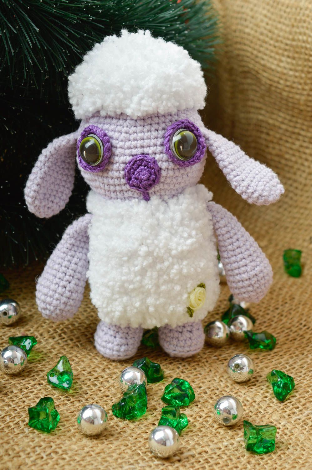 Juguete artesanal tejido a crochet peluche para niños regalo original para niño foto 1
