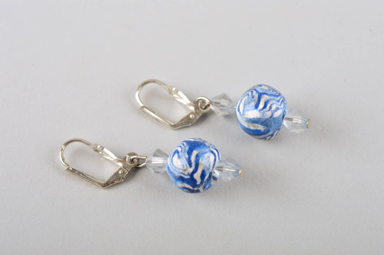 Handmade earrings designer earrings fashion accessories plastic jewelry photo 3