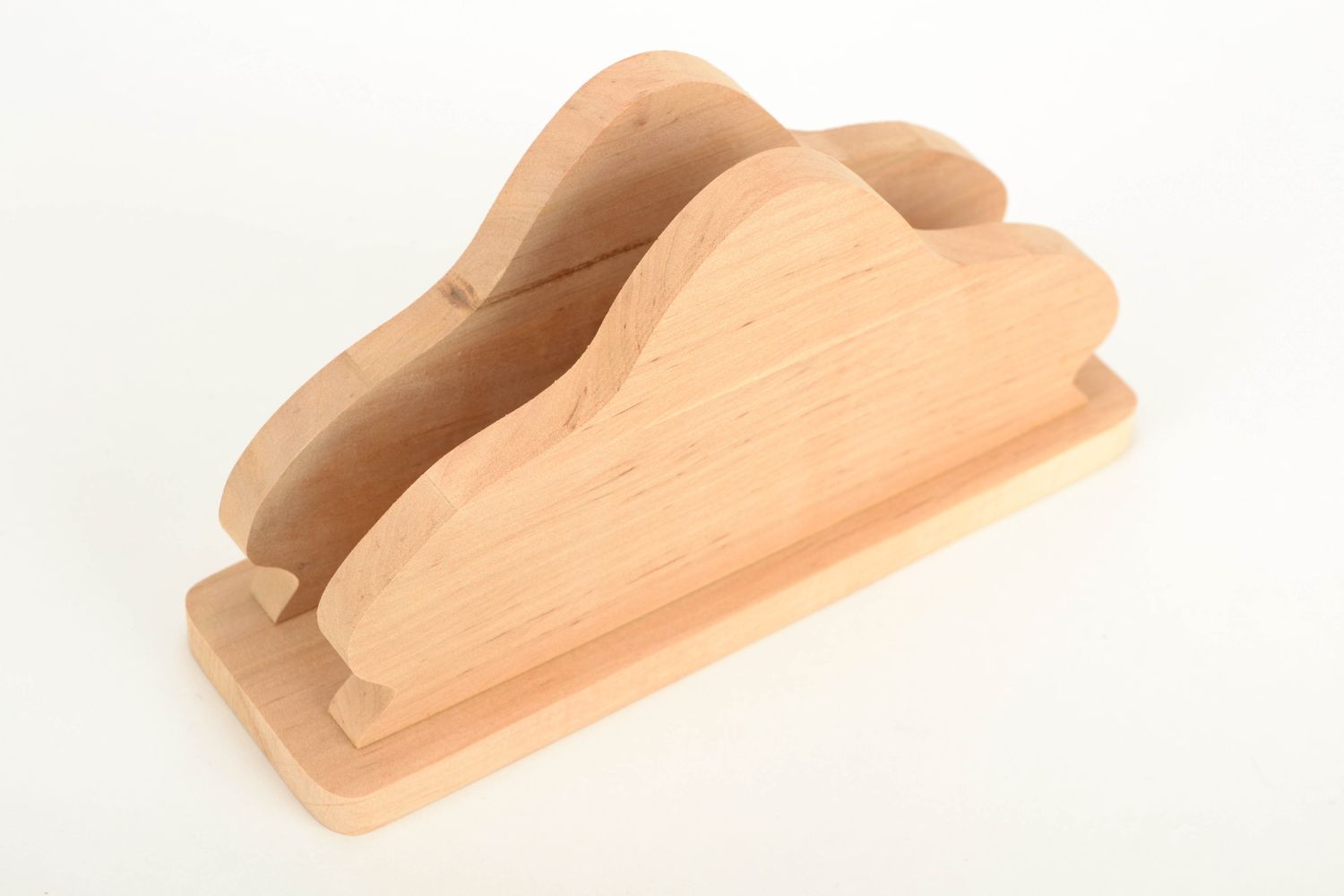 Handmade Serviettenhalter aus Holz foto 3