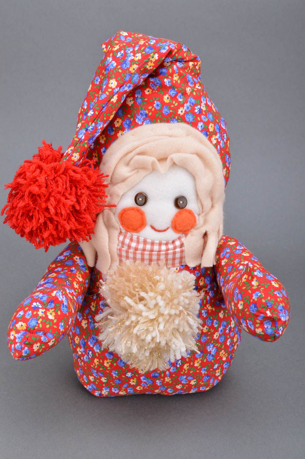 Stoff Puppe handmade Kinder Spielzeug Geschenk für Mädchen Weißer Zwerg foto 2