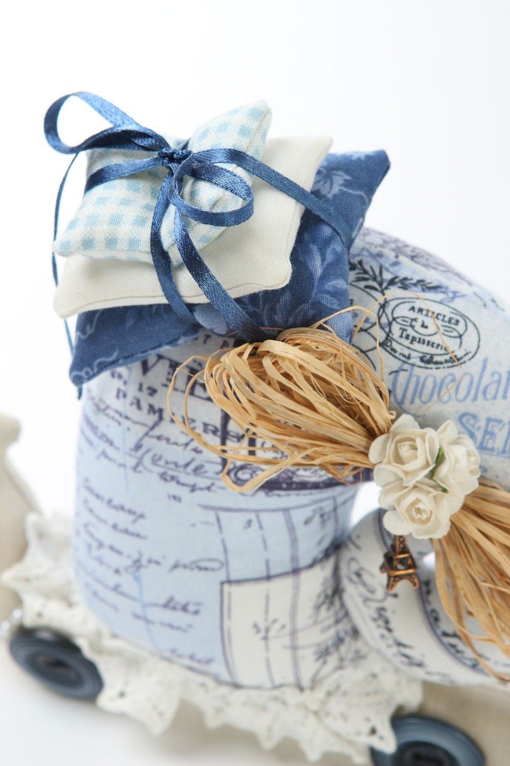 Unusual handmade soft toy stuffed fabric toy cool rooms decorative use only photo 3