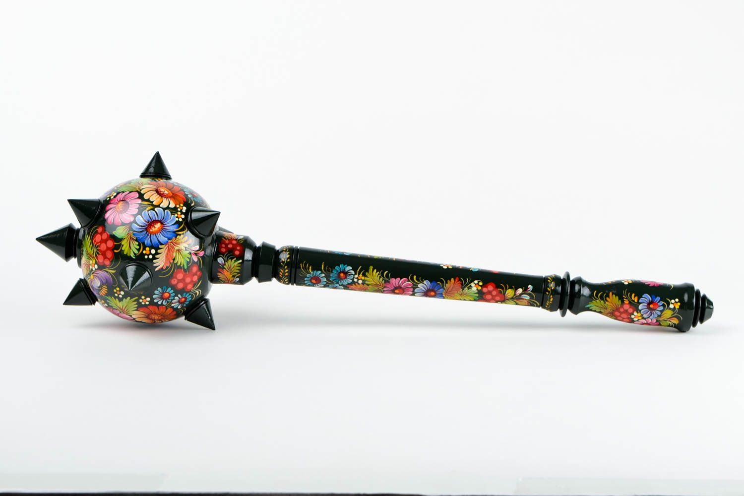 Handmade designer wooden souvenir stylish ethnic weapon designer mace gift photo 3