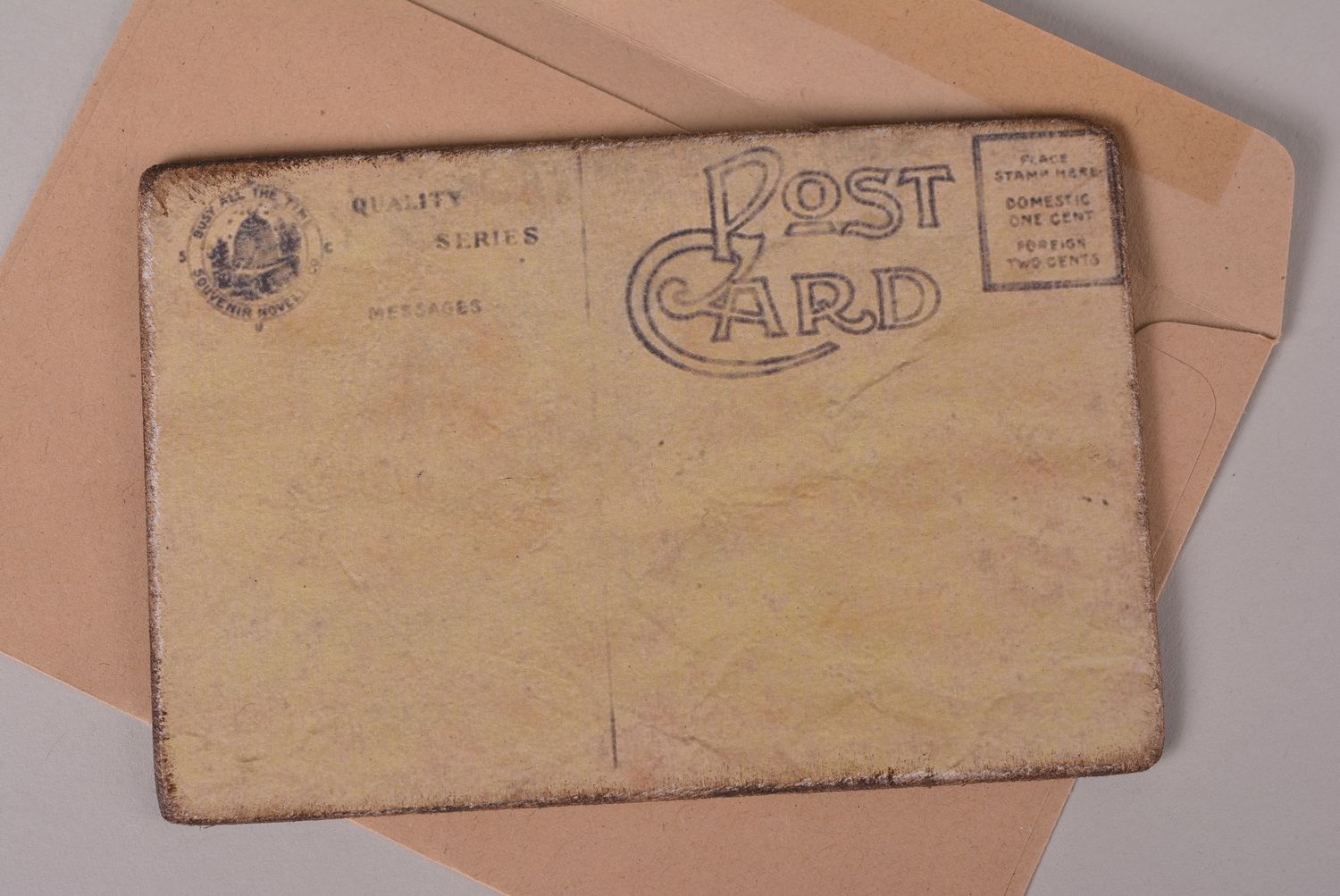 Unusual handmade post card greeting cards vintage card birthday gift ideas photo 2