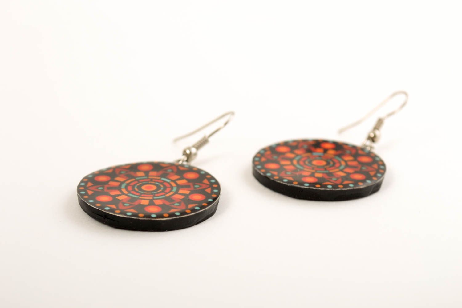 Handmade jewelry earrings for girls polymer clay designer earrings gifts for her photo 4