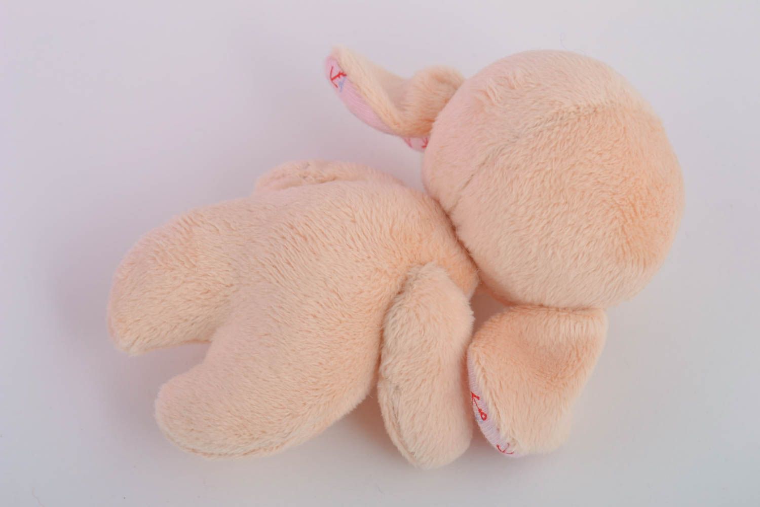 Jouet enfant fait main Peluche en tissu éléphant mignon Cadeau original photo 3