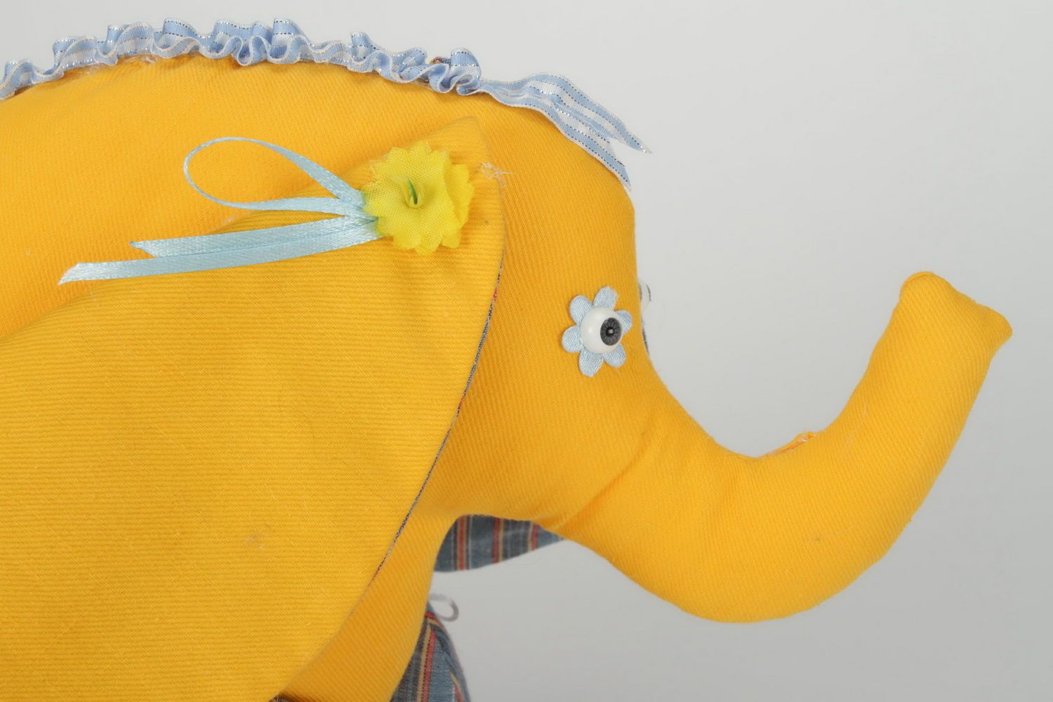 Toy Yellow elephant photo 3