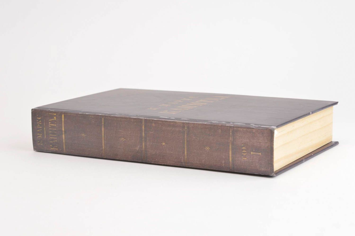 Handmade box unique gift decorative items carved book box wooden item secret box photo 4