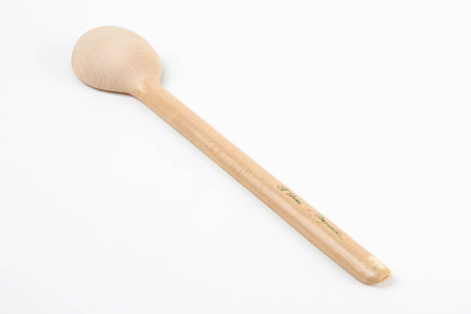 Cuchara de madera pintada a mano utensilio de cocina artesanal regalo original foto 5