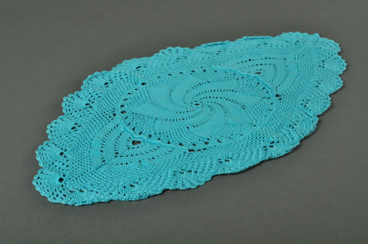 Decorative napkin unusual handmade table napkin delicate napkin crochet napkin  photo 2