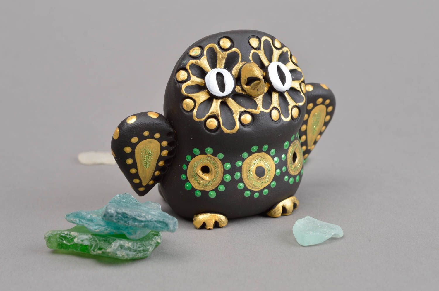 Глиняная игрушка ручной работы свистулька из глины керамическая свистулька фото 1