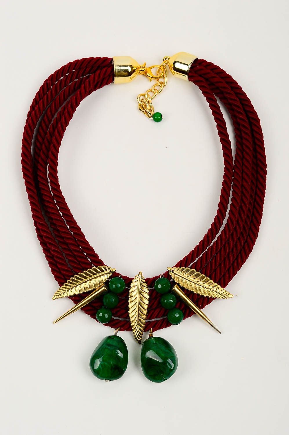 Damen Collier handgefertigt Modeschmuck Halskette Accessoire für Frauen schön foto 2