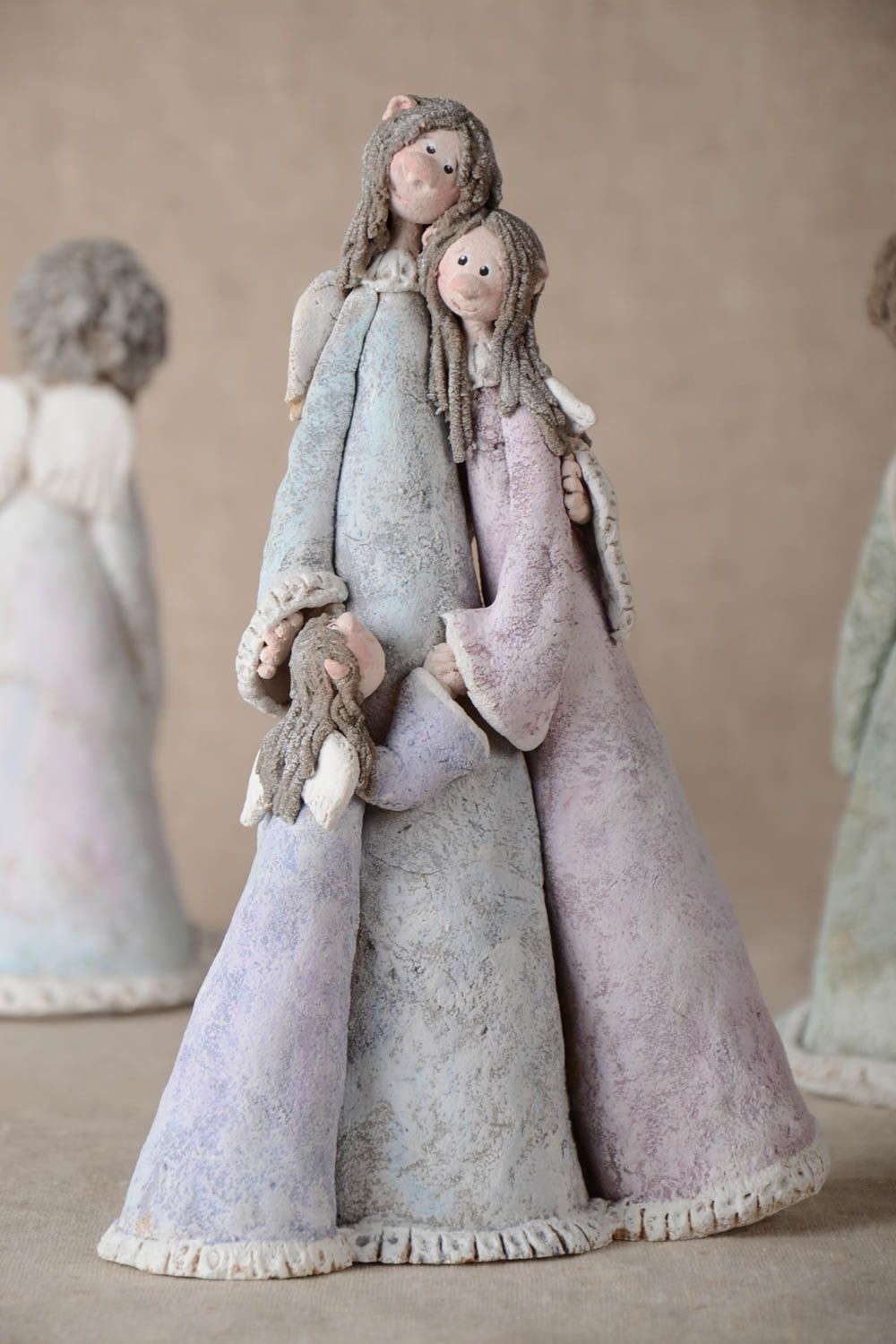 Miniature figures handmade home decorations angel figurines housewarming gifts photo 1