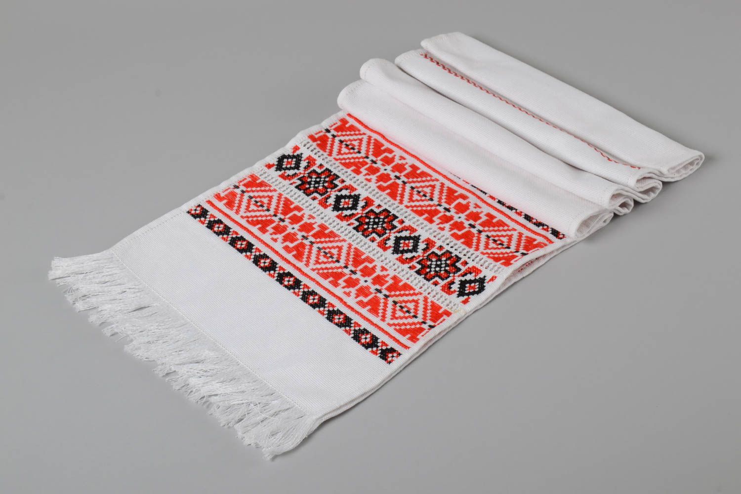 Handtuch mit Stickerei handmade Hochzeit Accessoire originell Home Textil foto 2